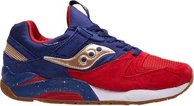 Pre-owned Saucony Men's  Grid 9000 Sparring Sneakers In Red/blue/gold