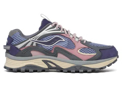 Pre-owned Saucony Men's  Grid Aura X Sneakers In Blue