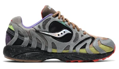 Pre-owned Saucony Men's  Grid Azura 2000 Bodega Ever Ready Sneakers In Grey/black/beige