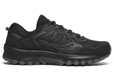 Pre-owned Saucony Men's  Grid Peak Triple Sneakers In Black