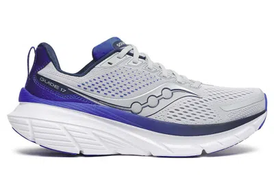 Pre-owned Saucony Men's  Guide 17 Sneakers In Cloud/royal