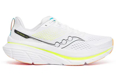 Pre-owned Saucony Men's  Guide 17 Sneakers In White/black