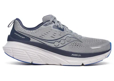 Pre-owned Saucony Men's  Guide 18 Sneakers In Flint/navy Blue