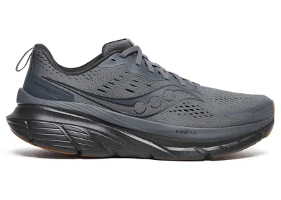 Pre-owned Saucony Men's  Guide 18 Sneakers In Shadow/gum In Multi