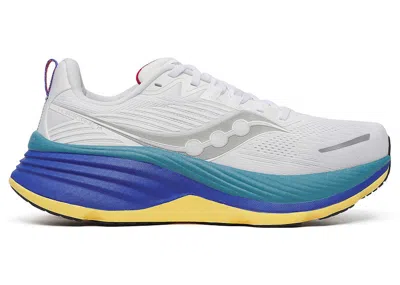 Pre-owned Saucony Men's  Hurricane 24 Galaxy Sneakers In White/storm