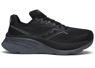 Pre-owned Saucony Men's  Hurricane 24 Sneakers In Black/shadow