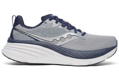 Pre-owned Saucony Men's  Hurricane 24 Sneakers In Flint/navy Blue