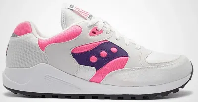 Pre-owned Saucony Men's  Jazz 4000 (2020) Sneakers In White/pink/purple