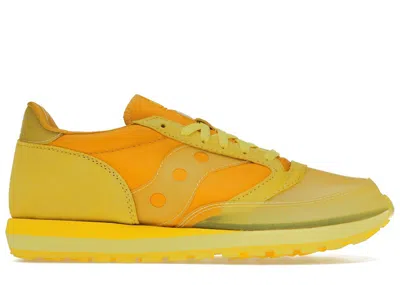 Pre-owned Saucony Men's  Jazz 81 Hommewrk By Trinidad James Lunch Pail Sneakers In Lunch Pail Yellow