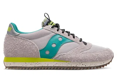 Pre-owned Saucony Men's  Jazz 81 Reflect Camo Sneakers In Cream/green