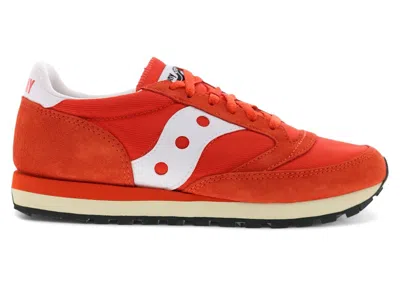 Pre-owned Saucony Men's  Jazz 81 Sneakers In Red/white
