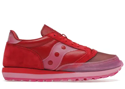 Pre-owned Saucony Men's  Jazz 81 X Hommework By Trinidad James Sneakers In Sorrel Red