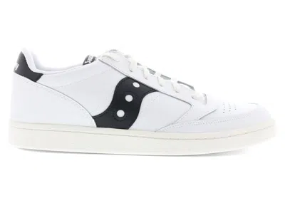 Pre-owned Saucony Men's  Jazz Court Pu Sneakers In White/black