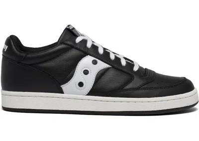 Pre-owned Saucony Men's  Jazz Court Sneakers In Black/white