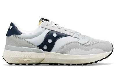 Pre-owned Saucony Men's  Jazz Nxt Sneakers In Grey/navy Blue In Multi