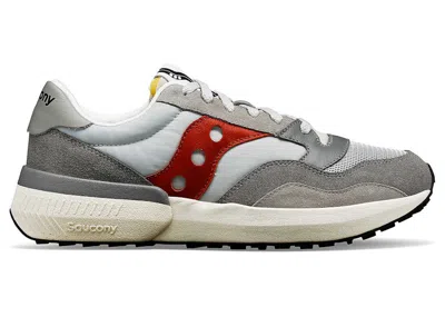 Pre-owned Saucony Men's  Jazz Nxt Sneakers In Grey/red