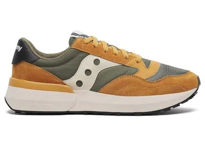 Pre-owned Saucony Men's  Jazz Nxt Sneakers In Olive/tan
