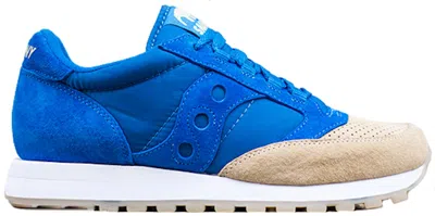 Pre-owned Saucony Men's  Jazz Original Anteater Sea & Sneakers In Blue/sand