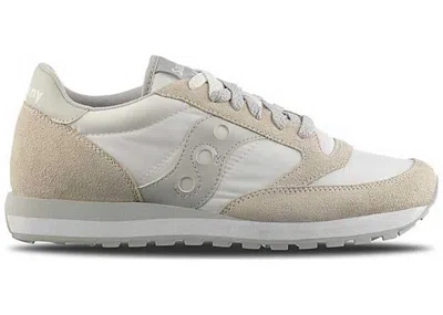 Pre-owned Saucony Men's  Jazz Original Sneakers In White/grey/beige