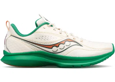 Pre-owned Saucony Men's  Kinvara 13 Shamrock Sneakers In Irish Cream/green/orange In Multi