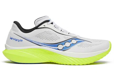 Pre-owned Saucony Men's  Kinvara 15 Sneakers In White/citron