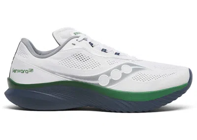 Pre-owned Saucony Men's  Kinvara 15 Sneakers In White/navy Blue