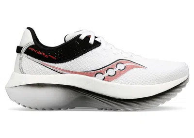 Pre-owned Saucony Men's  Kinvara Pro Sneakers In White/infrared