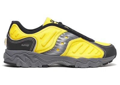 Pre-owned Saucony Men's  Matrix Og Sneakers In Yellow/black/grey