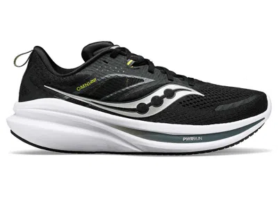 Pre-owned Saucony Men's  Omni 22 Sneakers In Black/white