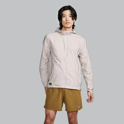 Saucony Men's  Peregrine Packaway Jacket Oatheather In Neutral