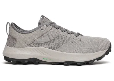 Pre-owned Saucony Men's  Peregrine Rfg Sneakers In Cinder In Gray