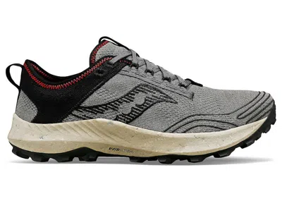 Pre-owned Saucony Men's  Peregrine Rfg Sneakers In Shadow/black