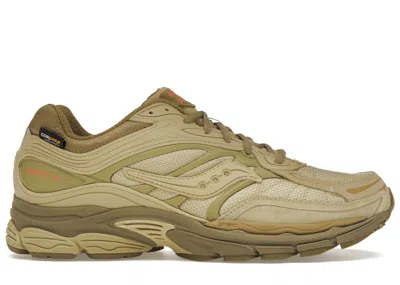 Pre-owned Saucony Men's  Progrid Omni 9 Armor Starcow Desert Sneakers In Golden Beige/golden Brown