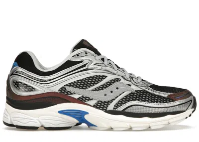 Pre-owned Saucony Men's  Progrid Omni 9 Disrupt Pack Sneakers In Silver/brown