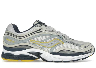 Pre-owned Saucony Men's  Progrid Omni 9 Fabricated Future Pack Yellow Sneakers In White