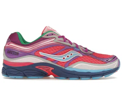 Pre-owned Saucony Men's  Progrid Omni 9 Jae Tips To Do List Sneakers In Pink/purple
