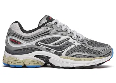 Pre-owned Saucony Men's  Progrid Omni 9 Metallic Sneakers In Grey/silver In Gray