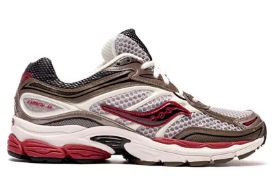 Pre-owned Saucony Men's  Progrid Omni 9 Og Sneakers In Brown/red