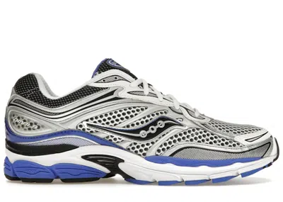Pre-owned Saucony Men's  Progrid Omni 9 Og Sneakers In White/silver/blue In Multi