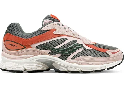 Pre-owned Saucony Men's  Progrid Omni 9 Premium Sneakers In Dust Pink/green In Multi