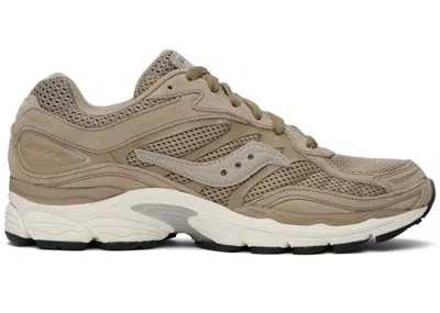 Pre-owned Saucony Men's  Progrid Omni 9 Premium Sneakers In Greige In Gray