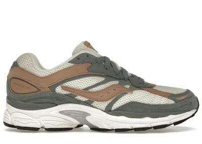 Pre-owned Saucony Men's  Progrid Omni 9 Sneakers In Cream/green