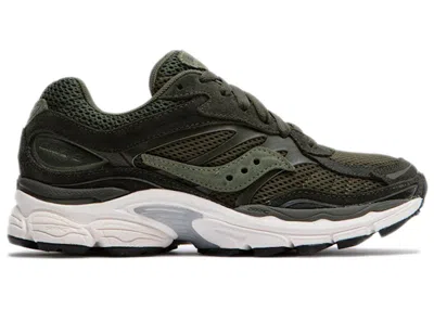 Pre-owned Saucony Men's  Progrid Omni 9 Sneakers In Forest Green/sail