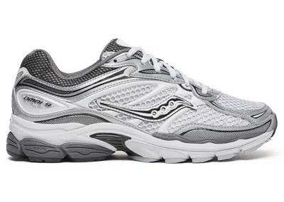 Pre-owned Saucony Men's  Progrid Omni 9 Sneakers In Microchip In Gray
