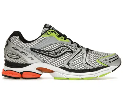 Pre-owned Saucony Men's  Progrid Triumph 4 Highsnobiety Sneakers In Silver