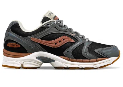 Pre-owned Saucony Men's  Progrid Triumph 4 Secure Sneakers In Grey/brown In Multi