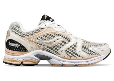 Pre-owned Saucony Men's  Progrid Triumph 4 Sneakers In Cream/tan In Brown