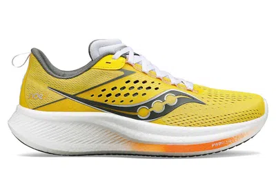 Pre-owned Saucony Men's  Ride 17 Sneakers In Canary/bough In Yellow