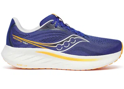 Pre-owned Saucony Men's  Ride 18 Sneakers In Azurite/peel