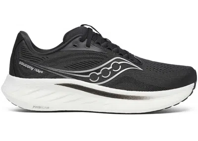 Pre-owned Saucony Men's  Ride 18 Sneakers In Black/white In Multi